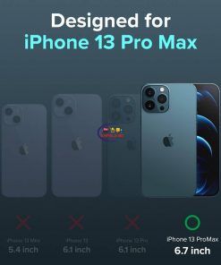 Gadget Cases & Screen Protector Ringke Fusion Compatible with iPhone 13 Pro Max Case Anti-Fingerprint Matte Clear Hard Back and Soft TPU Frame for 6.7 inch Enfield-bd.com