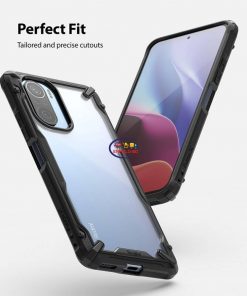 Gadget Cases & Screen Protector Ringke Fusion-X Case for Poco F3 Drop Protective Soft TPU Frame and Hard Back Hybrid Redmi K40/Pro/Pro+ Cover Mi 11i Enfield-bd.com 