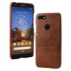 Gadget Cases & Screen Protector Google Pixel 3A 3A XL Case Retro Calf Grain PU Leather Slim PC Hard Cover For Google Pixel 3 3 XL 2 2 XL 4 Case Card Slots Enfield-bd.com