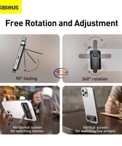 Gadget Baseus Foldable Mobile Phone Holder Stand Flexible Adjustable Desktop Mobile Phone Holder For For iPhone 13 12 11 Pro Max Xiaomi Samsung Huawei Enfield-bd.com