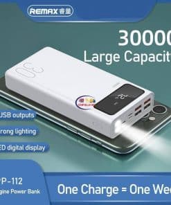 Smart Watch Remax RPP-112 New High Capacity 30000mah Power Bank Mobile Phone Charger Enfield-bd.com