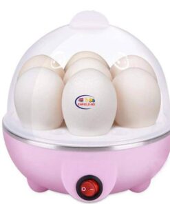 Enfield-bd.com Health & Household Kitchen & Dining Electric Egg Boiler Cooker Omelet Scrambled Soft Medium Hard-Boiled Boiler Cooker with Auto Shut-Off and Buzzer Measuring Cup In 
