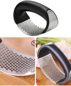 Enfield-bd.com Home & Living Garlic Presser Multi-function Manual Curved Garlic Grinding Slicer Chopper Stainless Steel Garlic Presses Cooking Gadgets Tool