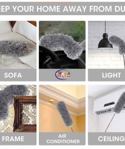 Home & Living Microfiber Dusting Brush Feather soft Microfiber Duster with Extendable Pole Washable Head for Home office Interior Roof Ceiling Fan Enfield-bd.com