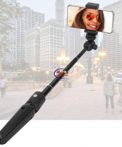 Gadget Baseus Lovely Bluetooth Folding Bracket and Selfie Stick 2-in-1 with Remote Control for Android iOS Enfield-bd.com 