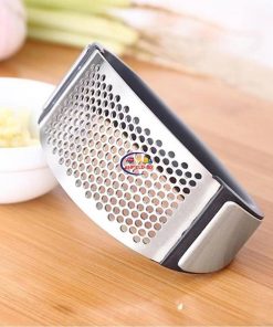 Enfield-bd.com Home & Living Garlic Presser Multi-function Manual Curved Garlic Grinding Slicer Chopper Stainless Steel Garlic Presses Cooking Gadgets Tool