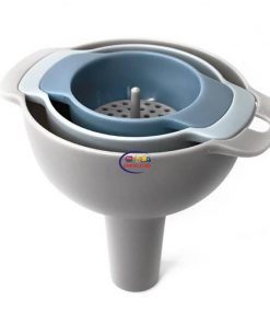 Enfield-bd.com Health & Household Kitchen & Dining Household Filter Multi-function Funnel Set Oil Hopper Filter Oil Can Sub-packaging Plastic Funnel Kitchen Tools