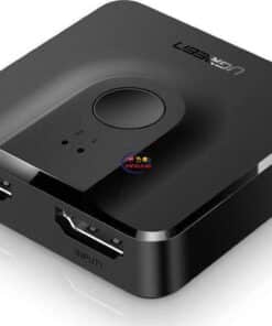 Enfield-bd.com Gadget UGREEN 50966 2 Port HDMI Switcher / Splitter Black 4K for Xiaomi Mi Box Bi-Direction 1×2/2×1 Adapter HDMI Switcher 2 In 1 Out for PS4 HDMI Switch 
