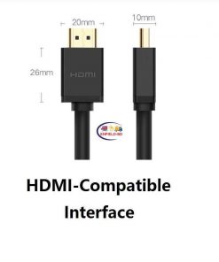 Gadget UGREEN HDMI to HDMI Cable HD Computer TV Engineering Decoration Line HDMI-Compatible 3D Visual Effect Enfield-bd.com 