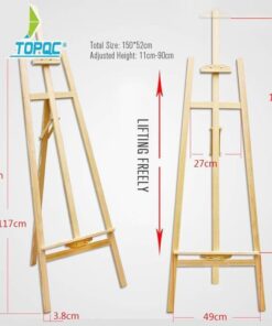 Enfield-bd.com Whiteboard Whiteboard Stand and Easel Whiteboard Stand Adjustable Kerosene Wood Art Painting Easel 4 Colors Wooden Smooth Sketch Artist Easels For Drawing Board Whiteboard Blackboard