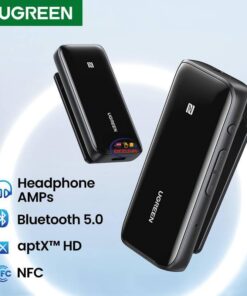 Enfield-bd.com Gadget UGREEN Bluetooth 5.0 Receiver USB DAC 3.5mm Wireless Audio Headphone Amplifier NFC aptX aptX HD QCC3034 Bluetooth 5.0 Adapter 
