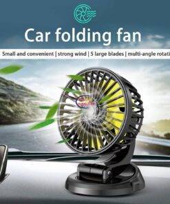 Enfield-bd.com Bike & Car Home & Living 5V USB Cooling Fan / 12 Volt Cooling Fan For Car Truck With Clip Cigarette Lighter Plug 