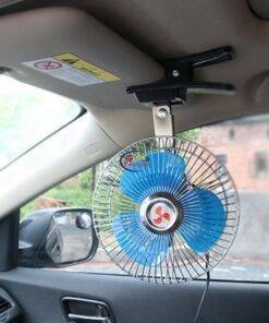 Enfield-bd.com Bike & Car Home & Living All-Round Adjustable Car Auto Air Cooling Fan 25W 12V 24V 180 Degree Low Noise Car Auto Cooler Air Fan Car Fan Accessories
