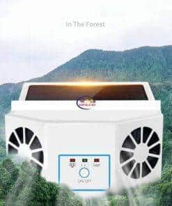 Enfield-bd.com Bike & Car Car Exhaust Fan Solar Powered Air Cooler Conditioner Air Ventilation Circulation Fan Radiator Auto Accessories