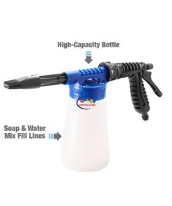 Enfield-bd.com Bike & Car Home & Living Detachable Water Gun Foam Pot for Car Wash Spray Washer Cleaning Soap Container High Pressure Watering Soap Foamer 