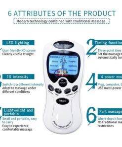 Enfield-bd.com Others Home & Living Digital Therapy Machine 8 Models English Electric Herald Tens Acupuncture EMS Body Massage Digital Therapy Dual Output Machine for Back Neck Foot Care 