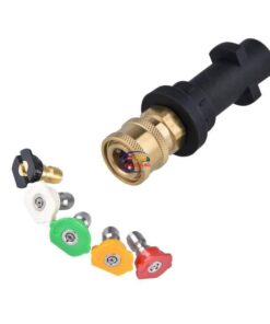 Enfield-bd.com Bike & Car Home & Living High-pressure Car Wash Water Gun Connector 1/4 Quick-connect Conversion Connector Cleaning Machine Accessories Karcher K2-K3 