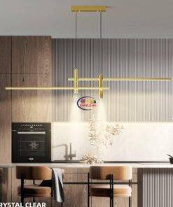 Enfield-bd.com Tools & Home Improvement Tools & Machinary Modern Minimalist LED Pendant Lights Black Gold for Kitchen Table Dining Room Chandelier Home Decor Lighting Fixture Luster Lamp