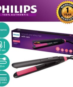 Cooling & Heating Styling Products Philips BHS375 Hair Straightener Fast Heat Up Ceramic Plates Flat Iron Digital Display Professional Straightening Hair Curlers Enfield-bd.com