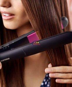 Enfield-bd.com Cooling & Heating Styling Products Philips BHS375 Hair Straightener Fast Heat Up Ceramic Plates Flat Iron Digital Display Professional Straightening Hair Curlers