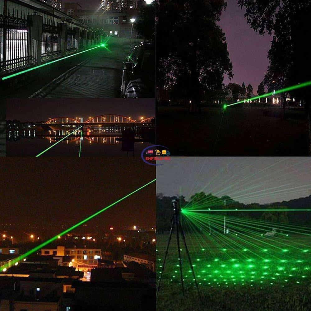 Enfield-bd.com Others Home & Living Rechargeable Green Laser Pointer Hunting Laser Rechargeable USB Green Laser Pointer Sight Built-in Battery 10000m 5mw Adjustable Focus Lazer laser Pen pointer