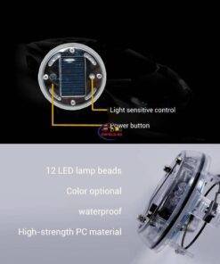 Enfield-bd.com Bike & Car Home & Living Solar Energy Auto Flash LED Car Wheel Hub Tire Tyre Valve Cap Light Lamp