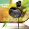 Enfield-bd.com Bike & Car Home & Living Suction Cup Single Head 5.5 Inch Car Fan 12V 24V Universal Large Wind Three Speed Control USB Car Fan