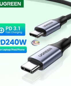 Enfield-bd.com Gadget UGREEN 240W USB Type C Cable Power Line PD3.1 for PS5 Nintendo Switch Galaxy S22 MacBook Blazing-Fast Charging Cable 48V5A USB C 