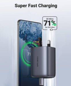 Enfield-bd.com Gadget UGREEN UK Plug GaN 100W 65W Fast Charger for Macbook tablet Fast Charging for iPhone Xiaomi USB Type C PD Charge for iPhone 13
