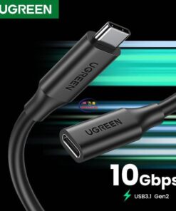 Enfield-bd.com Gadget Ugreen USB C 3.1 Extension Cable 5A PD 100W Extender Cord For Nintendo Switch Samsung 4K 60Hz Gen 2 10Gbps USB Extension Cable 