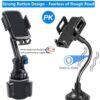Enfield-bd.com Bike & Car Home & Living Universal Car Cup Holder Cellphone Mount Stand for Mobile Cell Phones Adjustable Car Cup Phone Mount for Huawei Samsung