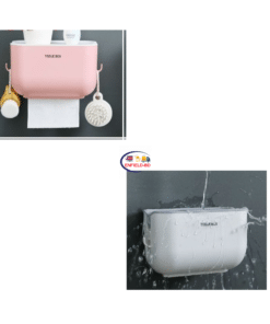 Enfield-bd.com Home & Living Waterproof Tissue Paper Dispenser and Shelf Creative Storage Box