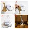 Tools & Home Improvement Tools & Machinary 3D Lamp Acrylic LED Night Lights Christmas Party Decoration Night Light for Home Bedroom Decor New Year Wedding Neon Lamp USB Enfield-bd.com 