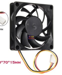 Enfield-bd.com Home & Living 70MM x 70MM x 15MM Fans 12V Computer/PC/CPU Silent Cooling Case Fan 3pin CPU Cooling Fans 