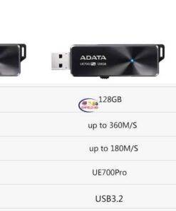 Enfield-bd.com Gadget Storage/hard Drive ADATA 3.2 USB Flash Drive UE700 PRO 256GB 128GB 64GB Pen Drive Pendrive USB 3.2 Metal Memory Stick Portable Mini U Disk 