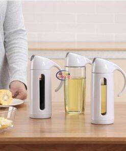 Enfield-bd.com Health & Household Kitchen & Dining Automatic Flip Oiler J-927 Oil Dispenser Leakproof Glass Olive Oil Bottle Sauce Vinegar Bottle Gravy Boat Oil Pourer Bottle for Honey Dispenser 