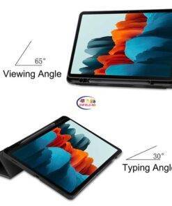 Enfield-bd.com Gadget Cases & Screen Protector Business case for Galaxy Tab S7 soft cover SM-T870 SM-T875 shock proof shell with pen slot holder