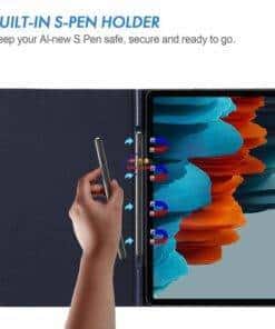Enfield-bd.com Gadget Cases & Screen Protector Case For Galaxy Tab S7 Plus With Pencil Holder Cover For Galaxy Tab S7 FE SM-T870 T875 T970 T975 T736 Case 