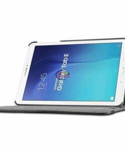Enfield-bd.com Gadget Cases & Screen Protector Case for Samsung Tab E 8.0 SM-T377 Cover 360 Degree Rotating PU Leather Case for Galaxy Tab E 8inch T377 T375 T378 Tablet Glass