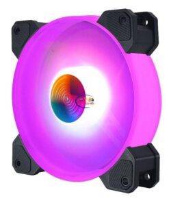 Enfield-bd.com Home & Living Computer Case PC Cooling Fan RGB Adjust 120mm Quiet + IR Remote New Computer Cooler RGB CPU Case Fan Four In One 