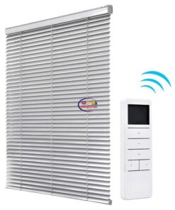 Enfield-bd.com Home & Living Customized Size Electric Venetian Blinds Blackout Waterproof Roller Blinds Aluminum Motorized Blinds For Kitchen/bathroom 1mx1m