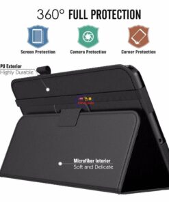 Enfield-bd.com Gadget Cases & Screen Protector Galaxy Tab A 8.0 2018 SM-T387 Premium Folding Stand Slim Smart Cover Case for Samsung Tab A 8.0 Inch 2018