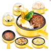 Enfield-bd.com Health & Household Kitchen & Dining Electric Frying Pan Heating 2 Layer Multiplan Non Stick Multifunction Household Mini Egg Omelets Pancakes Electric Fried Steak Frying Pan