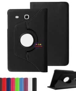 Enfield-bd.com Gadget Cases & Screen Protector Samsung Galaxy Tab E 8.0 inch T375 T377 SM-T375 SM-T377 Tab E Tablet Case 360 Rotating Bracket Flip Fold Stand Leather Cover