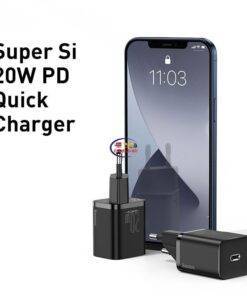 Enfield-bd.com Gadget Wireless Earbuds Baseus Super Si 20W USB Type C Charger For iPhone 12 Pro Max PD Fast Charging USBC USB-C Travel Wall Charger For iPhone 12 Mini 