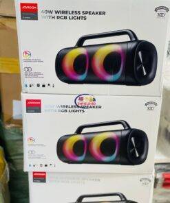 Enfield-bd.com Home Audio Joyroom JR-MW02 Bluetooth Speaker 40w Black With RGB LED Lights