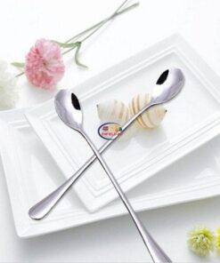 Enfield-bd.com Home & Living Long Handle Stainless Steel Spoons Flatware High Quality 1 Pieces High Quality Ice Cream Tea Coffee Handled