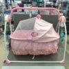 Enfield-bd.com Home & Living Primi Soothing Motions Cradle 6 Speeds Intelligent Baby Crib Extended Electric Shaker Cradle with Remote Control Bluetooth Function Cots for Newborns Beds Babynest