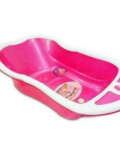 Enfield-bd.com Home & Living RFL Baby Bath Tub Stylish Baby Bathtub tub Heart Dolphin Water Scoop Baby bath Tub with Strip Lying Plate 