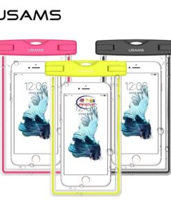 Enfield-bd.com Home & Living USAMS Universal Water Proof Bag Black Touchable Pouch Beach Underwater Phone Bag Applicable for iPhone Samsung Xiaomi 